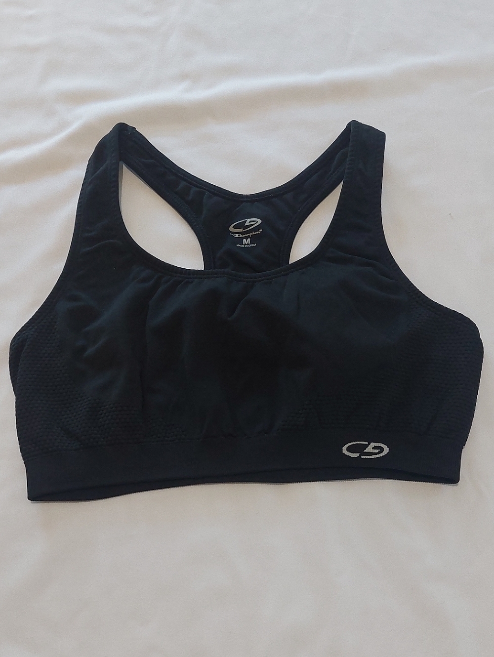 Champion Black Racerback Sports Bra